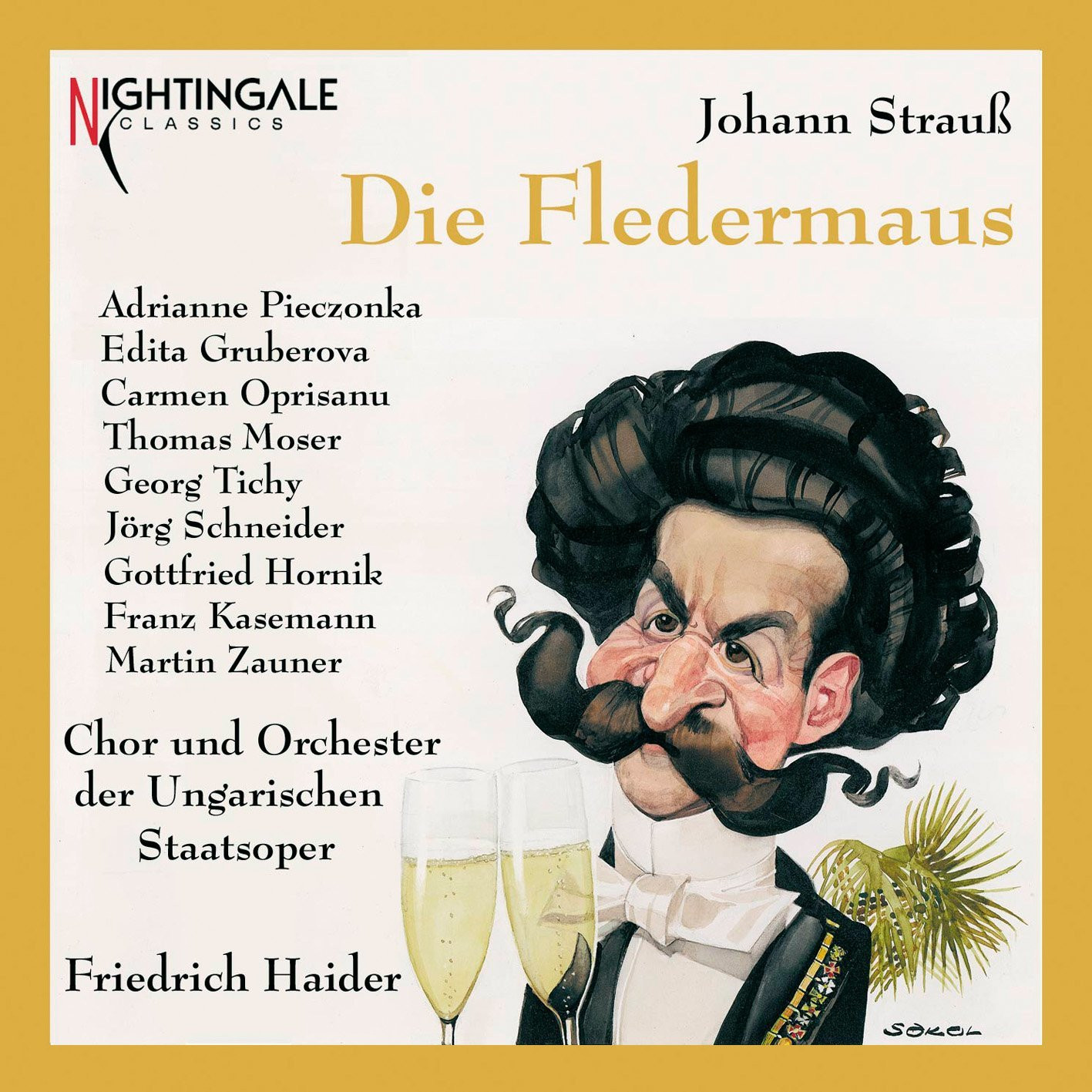 Album cover for 'Johann Strauss: Die Fledermaus' Album cover for 'Johann Strauss: Die Fledermaus'