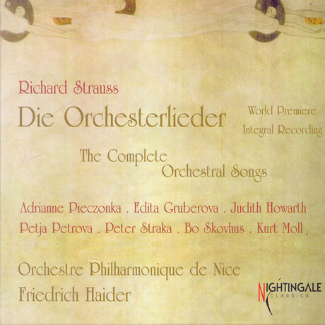 Album cover for 'Strauss: Die Orchesterlieder' Album cover for 'Strauss: Die Orchesterlieder'